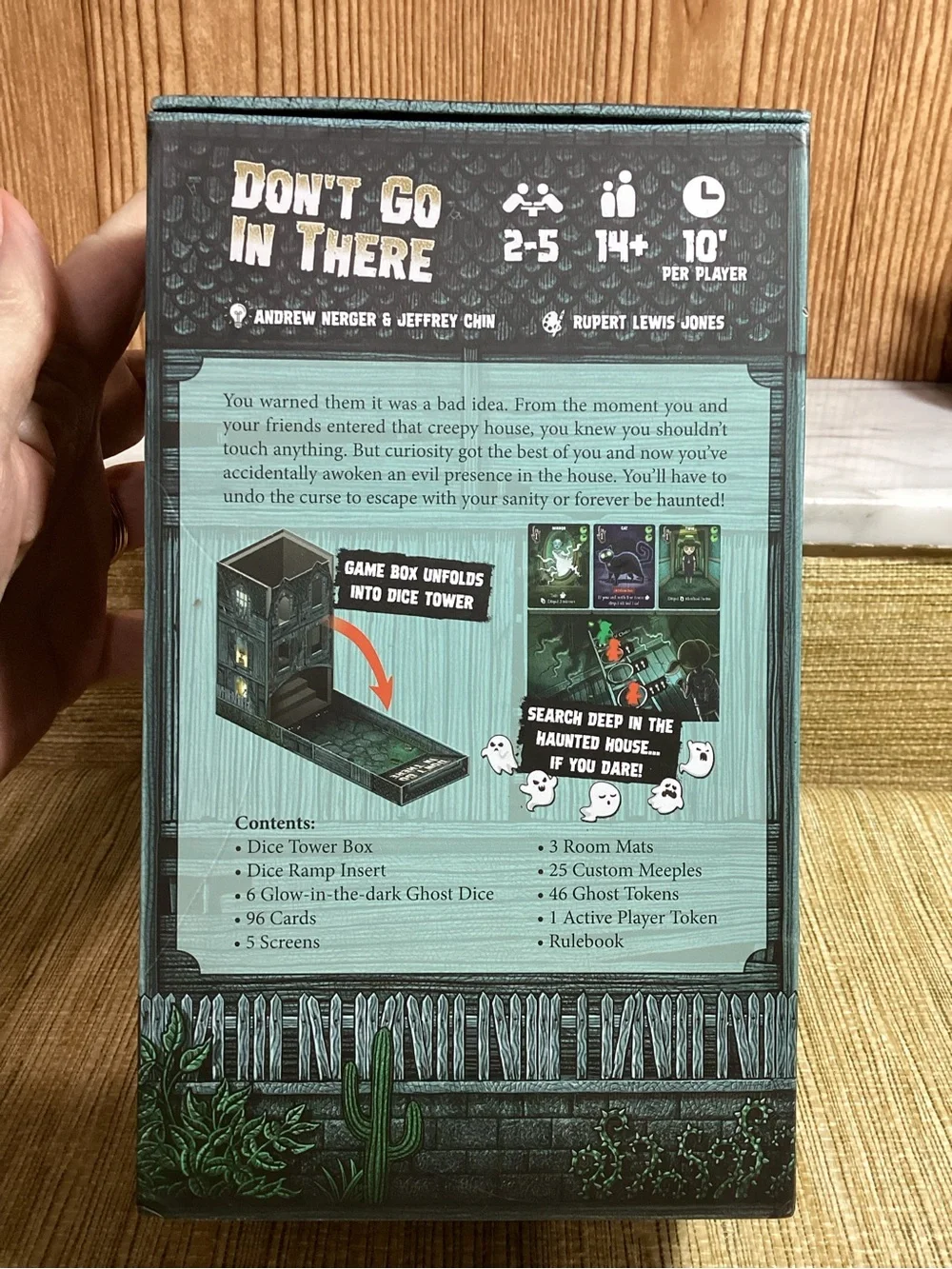 DONT GO IN THERE Kickstarter Limited Edition Board Game-